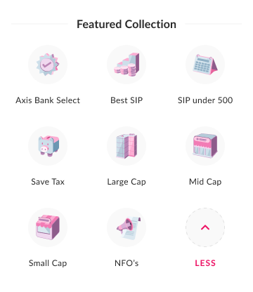 Featured fund collections grouped by theme